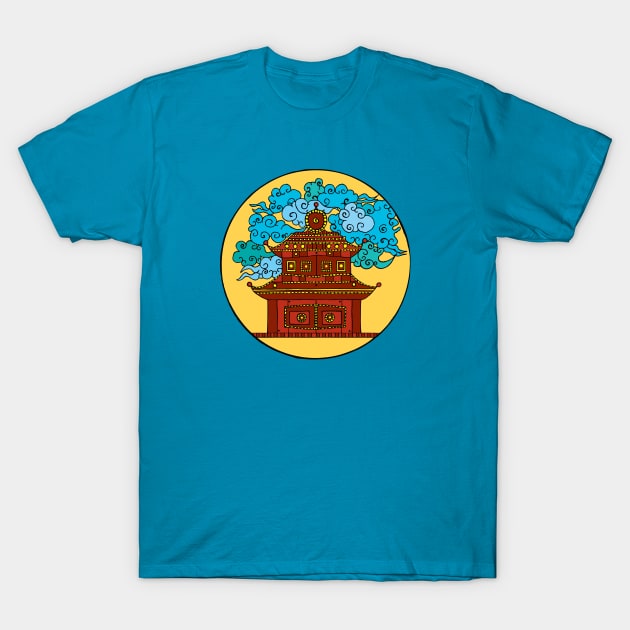 Temple Mandala 2 T-Shirt by Phigment